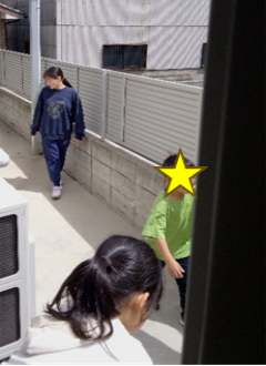 避難訓練の様子